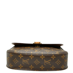ルイ ヴィトン モノグラム サンクルー24 斜め掛け ショルダーバッグ M51242 ブラウン PVC レザー レディース LOUIS VUITTON 【中古】