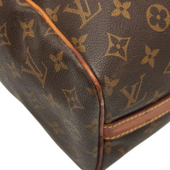 ルイ ヴィトン モノグラム フラネリー45 ボストンバッグ ショルダーバッグ M51115 ブラウン PVC レザー レディース LOUIS VUITTON 【中古】