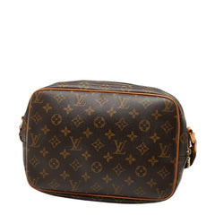 ルイ ヴィトン モノグラム リポーターPM 斜め掛け ショルダーバッグ M45254 ブラウン PVC レザー レディース LOUIS VUITTON 【中古】