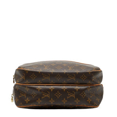 ルイ ヴィトン モノグラム リポーターPM 斜め掛け ショルダーバッグ M45254 ブラウン PVC レザー レディース LOUIS VUITTON 【中古】