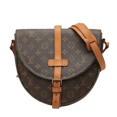 ルイ ヴィトン モノグラム シャンティGM 斜め掛け ショルダーバッグ M51232 ブラウン PVC レザー レディース LOUIS VUITTON 【中古】