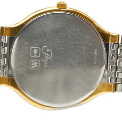 ロンジン フラグシップ 腕時計 クオーツ ホワイト文字盤 ステンレススチール メッキ メンズ LONGINES 【中古】