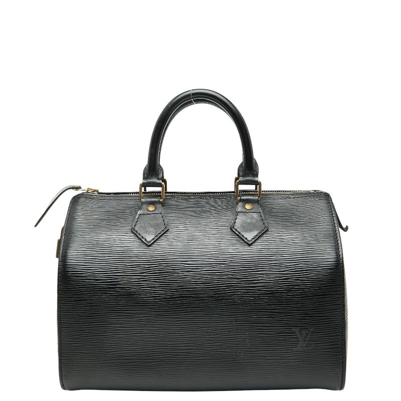 ルイ ヴィトン エピ スピーディ25 ハンドバッグ ミニボストンバッグ M59032 ノワール ブラック レザー レディース LOUIS VUITTON 【中古】