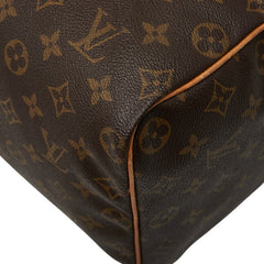 ルイ ヴィトン モノグラム スピーディ40 ハンドバッグ ボストンバッグ トラベルバッグ M41522 ブラウン PVC レザー レディース LOUIS VUITTON 【中古】