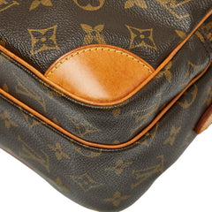 ルイ ヴィトン モノグラム ナイル 斜め掛け ショルダーバッグ M45244 ブラウン PVC レザー レディース LOUIS VUITTON 【中古】