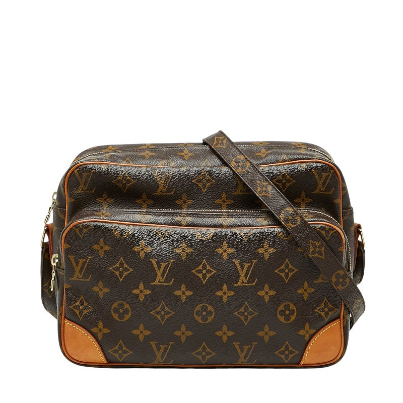 ルイ ヴィトン モノグラム ナイル 斜め掛け ショルダーバッグ M45244 ブラウン PVC レザー レディース LOUIS VUITTON 【中古】