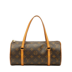 ルイ ヴィトン モノグラム パピヨン26 ハンドバッグ M51386 ブラウン PVC レザー レディース LOUIS VUITTON 【中古】