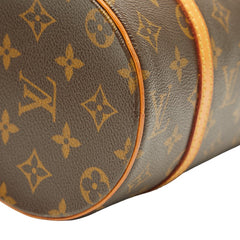 ルイ ヴィトン モノグラム パピヨン26 ハンドバッグ M51386 ブラウン PVC レザー レディース LOUIS VUITTON 【中古】