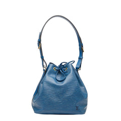 ルイ ヴィトン エピ プチノエ ワンショルダーバッグ ハンドバッグ M44105 トレドブルー レザー レディース LOUIS VUITTON 【中古】