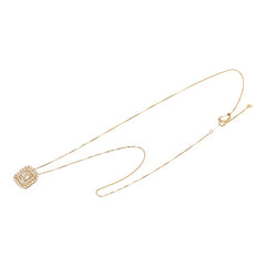 K18YG イエローゴールド ダイヤ1.00ct ネックレス レディース 【中古】