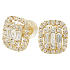 K18YG イエローゴールド ダイヤ0.70ct スタッドピアス ピアス レディース 【中古】