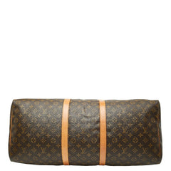 ルイ ヴィトン モノグラム キーポル60 ボストンバッグ トラベルバッグ M41422 ブラウン PVC レザー レディース LOUIS VUITTON 【中古】