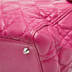 ディオール カナージュ レディディオール ハンドバッグ ショルダーバッグ 2WAY パープル ピンク レザー レディース Dior 【中古】