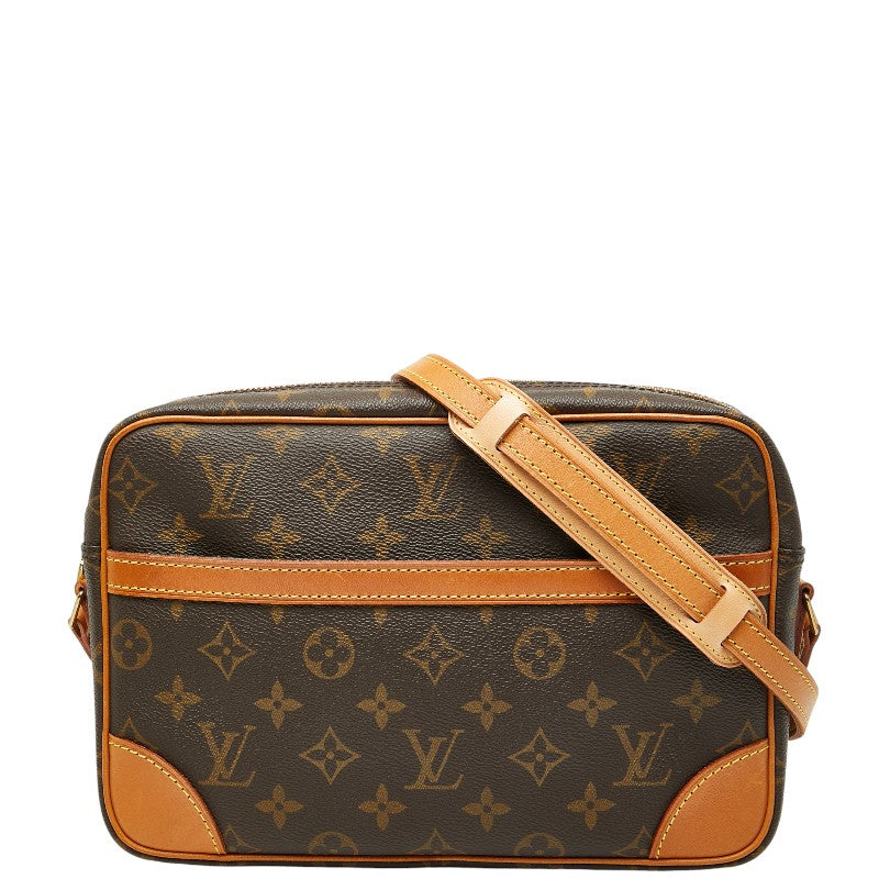 ルイ ヴィトン モノグラム トロカデロ30 斜め掛け ショルダーバッグ M51272 ブラウン PVC レザー レディース LOUIS VUITTON 【中古】