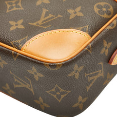 ルイ ヴィトン モノグラム トロカデロ30 斜め掛け ショルダーバッグ M51272 ブラウン PVC レザー レディース LOUIS VUITTON 【中古】