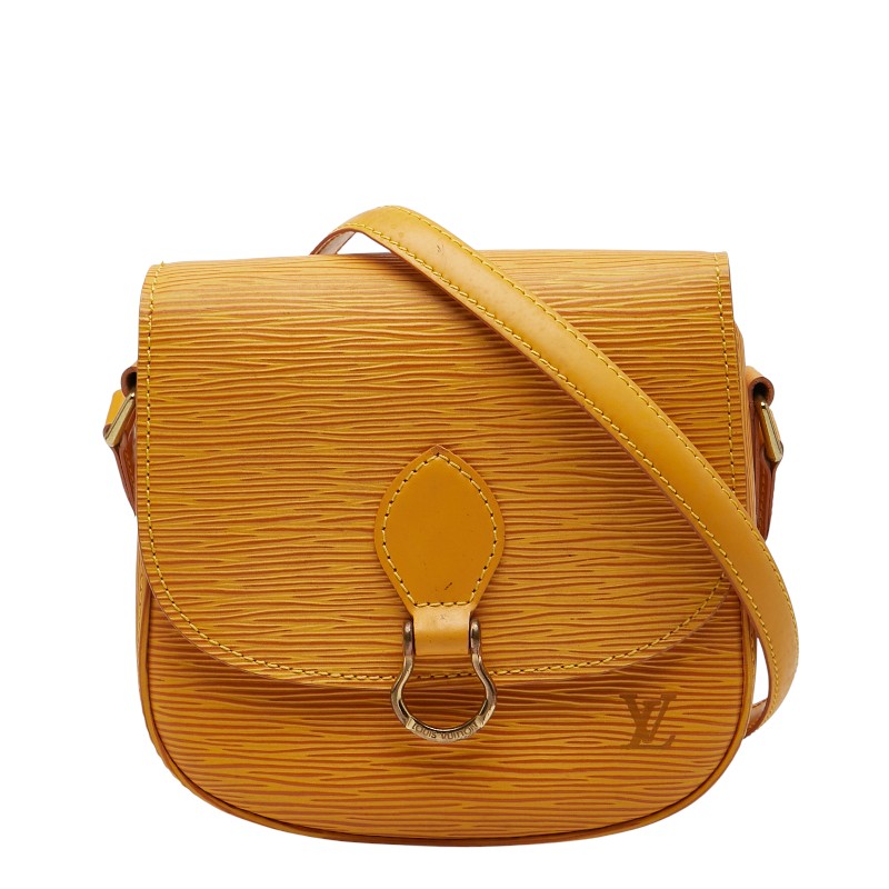 ルイ ヴィトン エピ ミニサンクルー ショルダーバッグ M52219 タッシリイエロー レザー レディース LOUIS VUITTON 【中古】