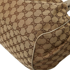 グッチ GGキャンバス スーキー ハンドバッグ ショルダーバッグ 2WAY 223974 ベージュ アイボリー キャンバス レザー レディース GUCCI 【中古】