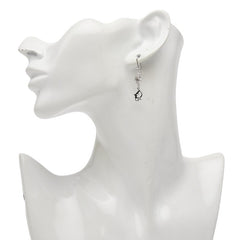 ディオール CDロゴ ラインストーン ピアス シルバー メタル レディース Dior 【中古】