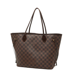 ルイ ヴィトン ダミエ ネヴァーフルMM ショルダーバッグ トートバッグ N51105 ブラウン PVC レザー レディース LOUIS VUITTON 【中古】