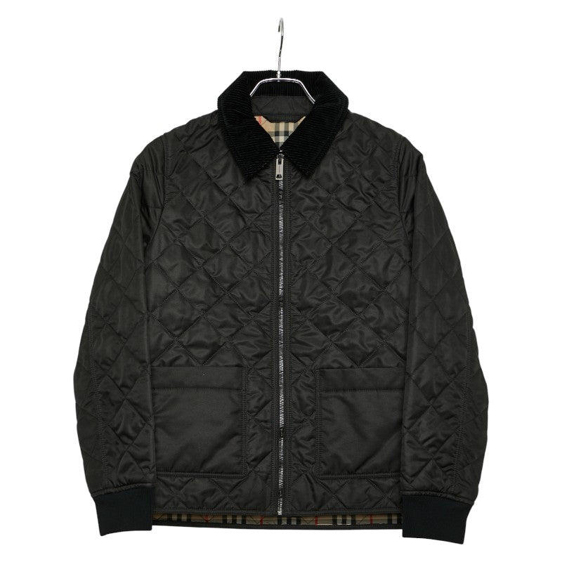 バーバリー ノバチェック キルティングジャケット サイズ12Y 152cm ブラック ポリエステル キッズ BURBERRY 【中古】