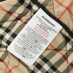 バーバリー ノバチェック キルティングジャケット サイズ12Y 152cm ブラック ポリエステル キッズ BURBERRY 【中古】