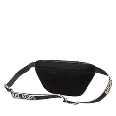 マイケルコース ミニ ベルトバッグ ボディバッグ ウエストバッグ インディゴブルー デニム レザー レディース Michael Kors 中古