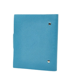 エルメス ユリスMM 手帳カバー ノート ブルージーン トリヨンクレマンス レディース HERMES 【中古】