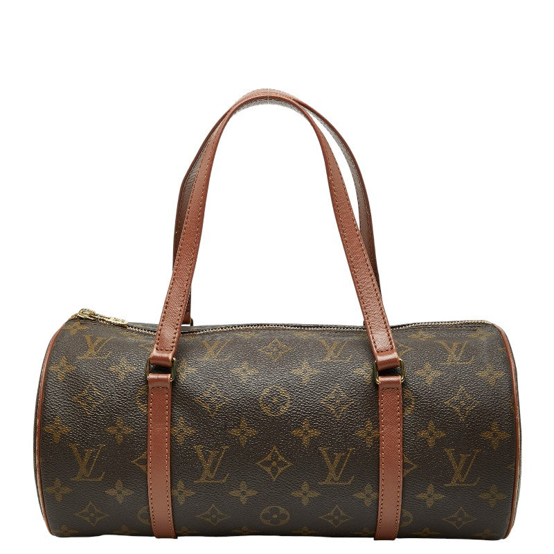 ルイ ヴィトン モノグラム パピヨン30 ハンドバッグ M51385 ブラウン PVC レザー レディース LOUIS VUITTON 【中古】