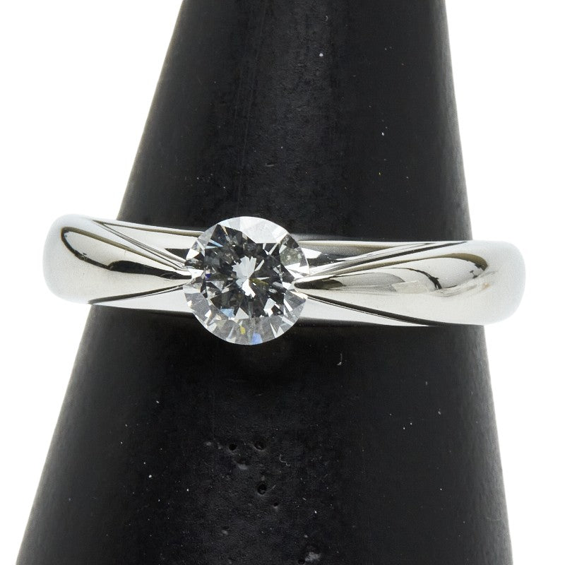 Pt900 プラチナ ダイヤ0.555ct 1P リング 指輪 レディース 12号 【中古】