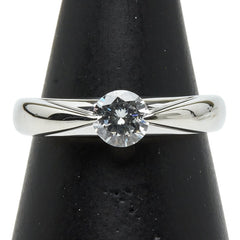 Pt900 プラチナ ダイヤ0.555ct 1P リング 指輪 レディース 12号 【中古】