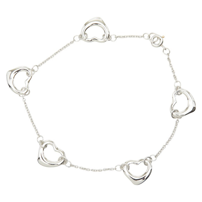 ティファニー オープンハート ブレスレット Pt950 プラチナ レディース TIFFANY&Co. 【中古】
