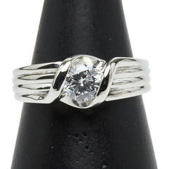 Pt900 プラチナ ダイヤ0.51ct 1P リング 指輪 レディース 12.5号 【中古】