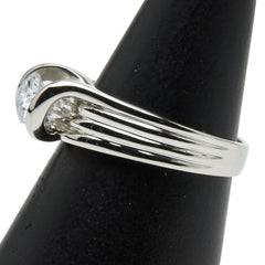 Pt900 プラチナ ダイヤ0.51ct 1P リング 指輪 レディース 12.5号 【中古】