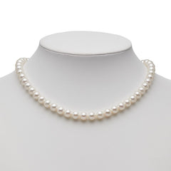 タサキ SV シルバー アコヤパール7.5~8mm ネックレス レディース TASAKI 【中古】