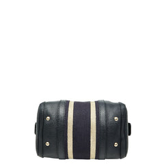 グッチ GGキャンバス ミニボストンバッグ ショルダーバッグ 2WAY 269876 ブラック マルチカラー キャンバス レザー レディース GUCCI 【中古】