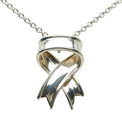 ティファニー リボン ネックレス SV925 シルバー レディース TIFFANY&Co. 【中古】