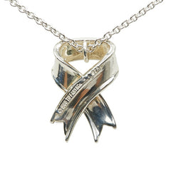 ティファニー リボン ネックレス SV925 シルバー レディース TIFFANY&Co. 【中古】