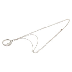 ティファニー マンインザムーン チェーン ペンダントネックレス SV925 シルバー レディース TIFFANY&Co. 【中古】