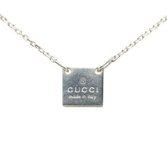 グッチ ミニスクエア ネックレス SV925 シルバー レディース GUCCI 【中古】