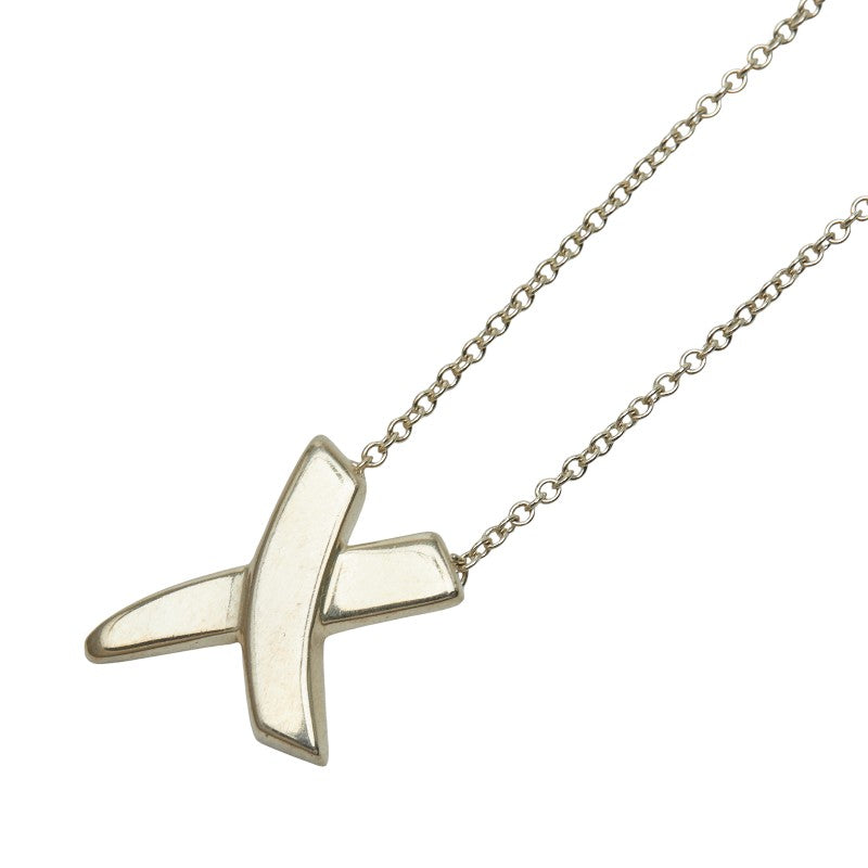 ティファニー キス ネックレス SV925 シルバー レディース TIFFANY&Co. 【中古】