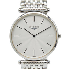 ロンジン グランドクラシック 腕時計 L4.709.4 クオーツ シルバー文字盤 ステンレススチール メンズ LONGINES 【中古】
