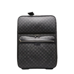 ルイ ヴィトン ダミエ グラフィット ペガス55 キャリーバッグ スーツケース N23300 ブラック PVC レザー メンズ LOUIS VUITTON 【中古】