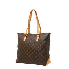ルイ ヴィトン モノグラム カバメゾ ショルダーバッグ トートバッグ M51151 ブラウン PVC レザー レディース LOUIS VUITTON 【中古】