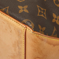 ルイ ヴィトン モノグラム カバメゾ ショルダーバッグ トートバッグ M51151 ブラウン PVC レザー レディース LOUIS VUITTON 【中古】