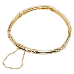 K18YG イエローゴールド ダイヤ0.64ct テニス ブレスレット テニス レディース 【中古】