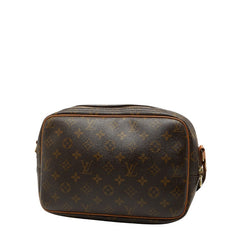 ルイ ヴィトン モノグラム リポーターPM 斜め掛け ショルダーバッグ M45254 ブラウン PVC レザー レディース LOUIS VUITTON 【中古】