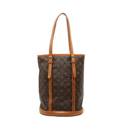 ルイ ヴィトン モノグラム バケットGM トートバッグ M42236 ブラウン PVC レザー レディース LOUIS VUITTON 【中古】