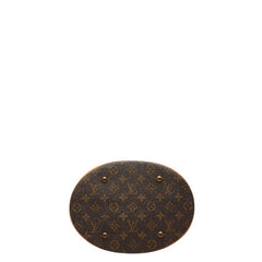 ルイ ヴィトン モノグラム バケットGM トートバッグ M42236 ブラウン PVC レザー レディース LOUIS VUITTON 【中古】