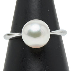 ミキモト Pt950 プラチナ アコヤパール9mm リング 指輪 レディース MIKIMOTO 13号 【中古】