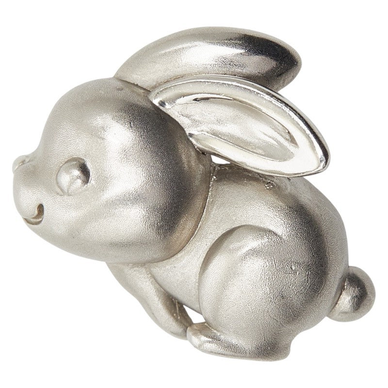 Pt900 プラチナ うさぎモチーフ ペンダントトップ レディース 【中古】